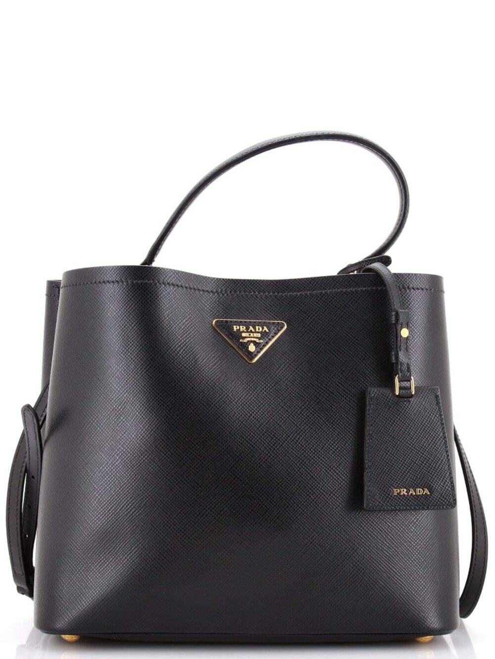 Prada Large Panier Bucket Bag Saffiano Leather